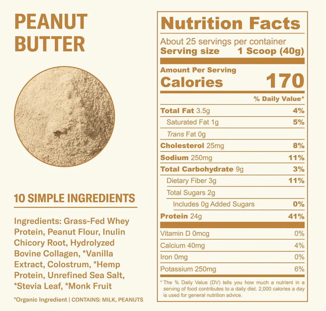 Grass Fed Whey Protein Powder